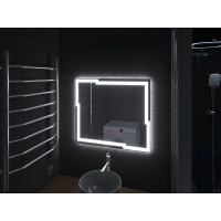 Зеркало в ванную комнату с подсветкой Лавелло 80х80 см