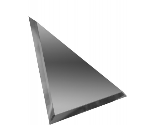 Треугольная зеркальная плитка графит 120x120 мм